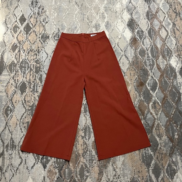 Pants - Auburn Orange Wide Legged Bottoms 🍊